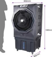 Novamax RAMBO 125 L Commercial Air Cooler (Grey Color)