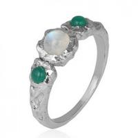 Full Moon Natural Crystal Quartz Wholesale Sterling Jewelry